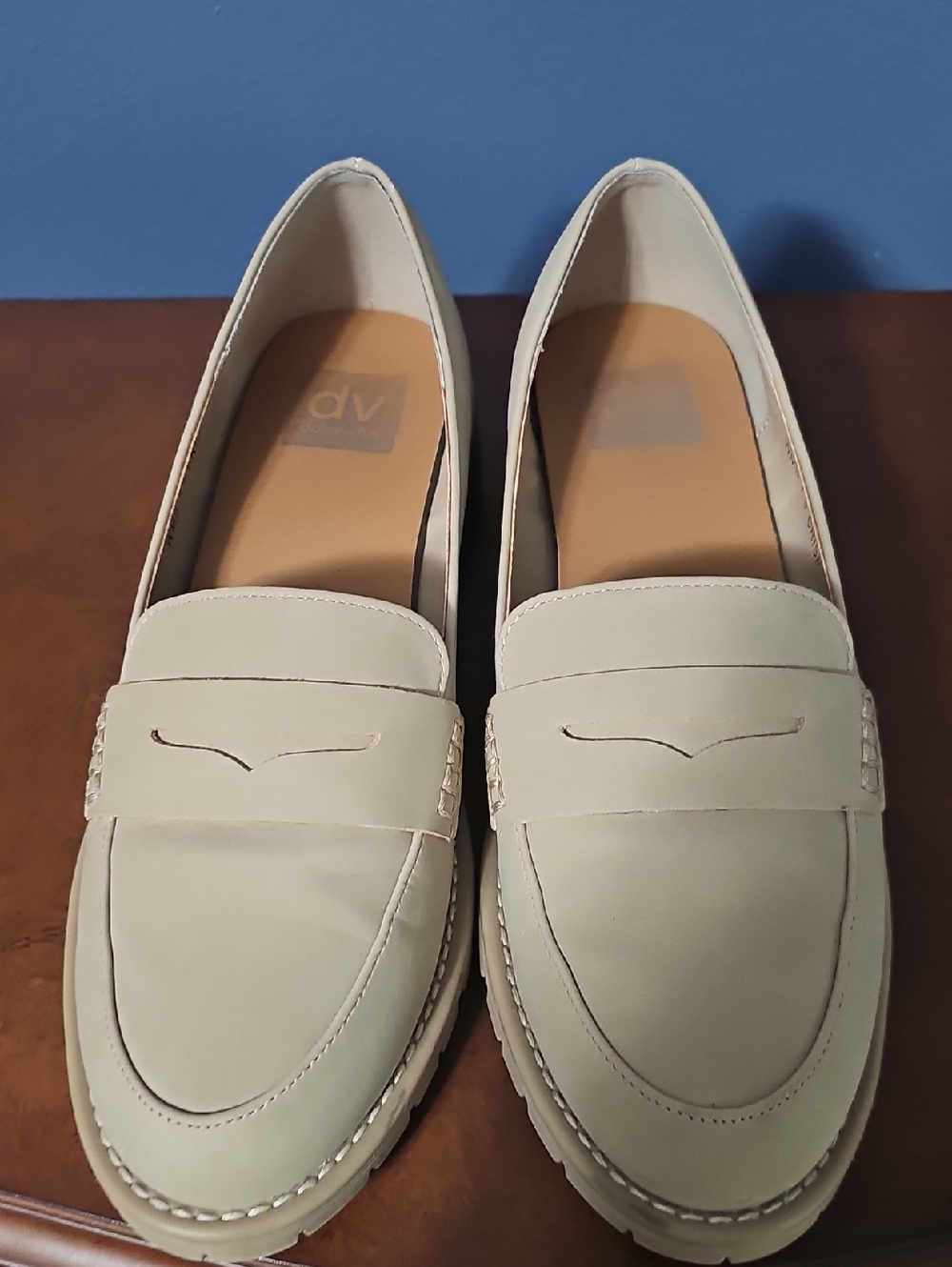 DV by Dolce Vita Pale Cream  Penny Loafers